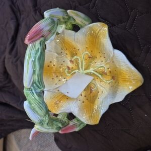 Yellow and Green Floral Accent Decor